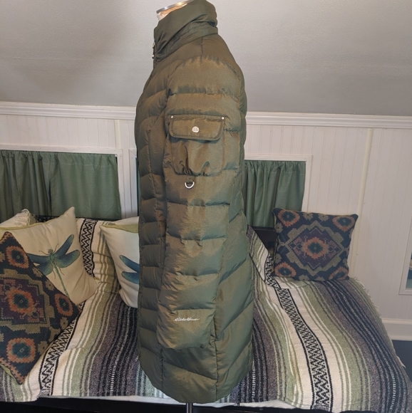 Eddie Bauer/ Sun Valley Down Parka / Green / MT - Picture 5 of 8